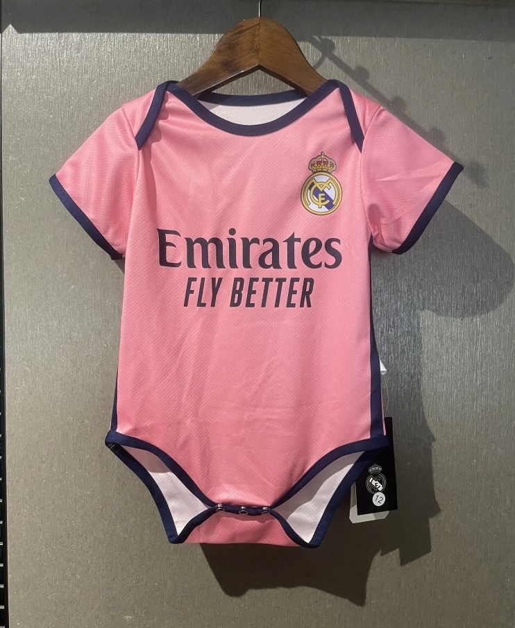 Real Madrid Soccer Jersey Pink Baby Uniform 2025/26