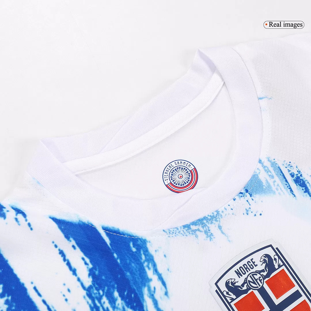 Norway Soccer Jersey Away Custom Shirt 2024 - Image 3