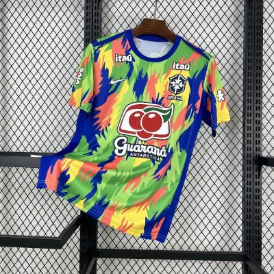Brazil Soccer Jersey Colorful Training Custom Shirt 2025