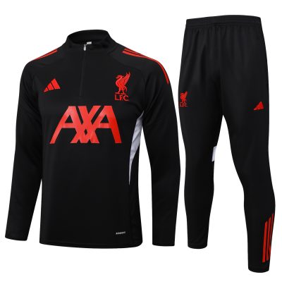 Liverpool Training Kit (Sweatshirt+Pants) Black 2025/26