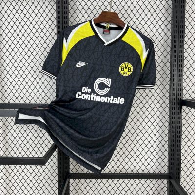 Borussia Dortmund Retro Jersey Away Soccer Shirt 1995/96