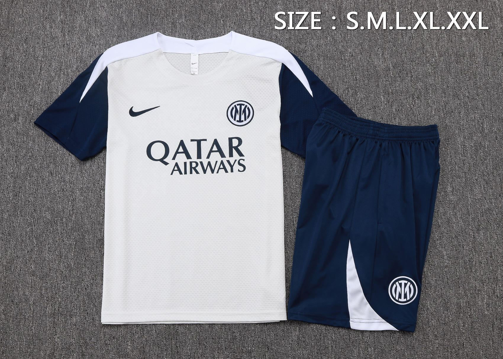 Inter Milan Training Jersey Kit White 2025/26 - Image 5
