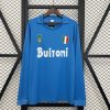 Napoli Retro Soccer Jersey Home Long Sleeve Custom Shirt 1987-88