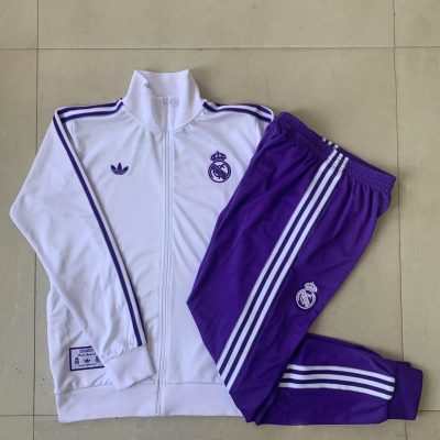 Alternative view of Kids Real Madrid Training Kit (Jacket+Pants) White 2025/26