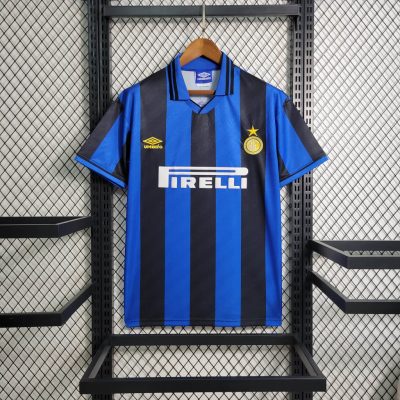 Inter Milan Jersey Custom Home Soccer Jersey 1995/96