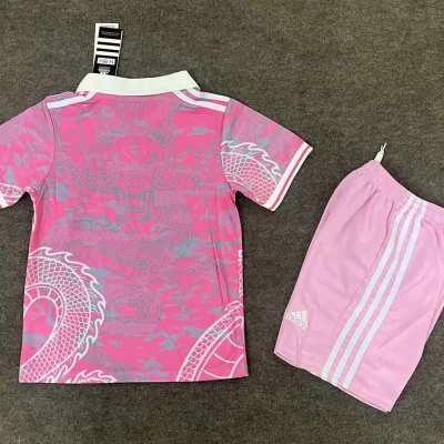 Alternative view of Real Madrid Soccer Jersey Dragon Pink Special Edition Kids Kit Jersey+Shorts 2025/26