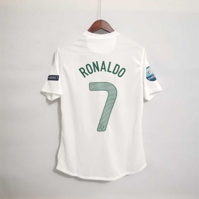 Alternative view of Portugal Retro Soccer Jersey Away Custom Shirt 2012