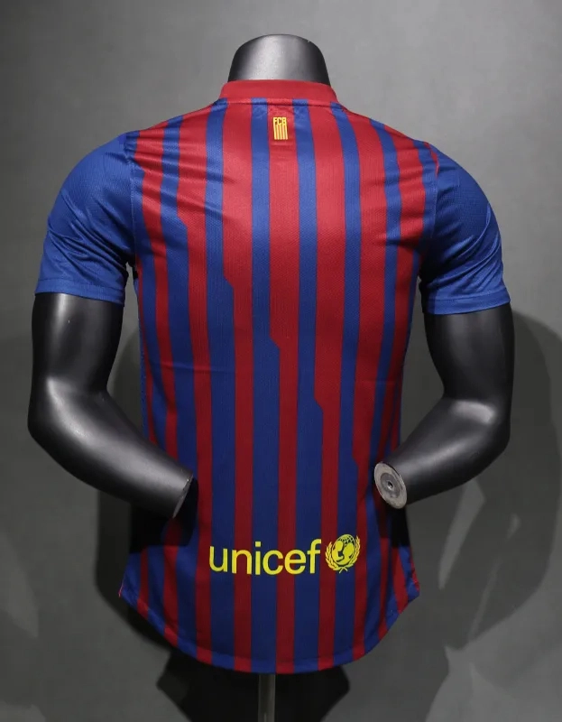 Barcelona Retro Jersey Home Soccer Shirt 2011-12 - Image 2