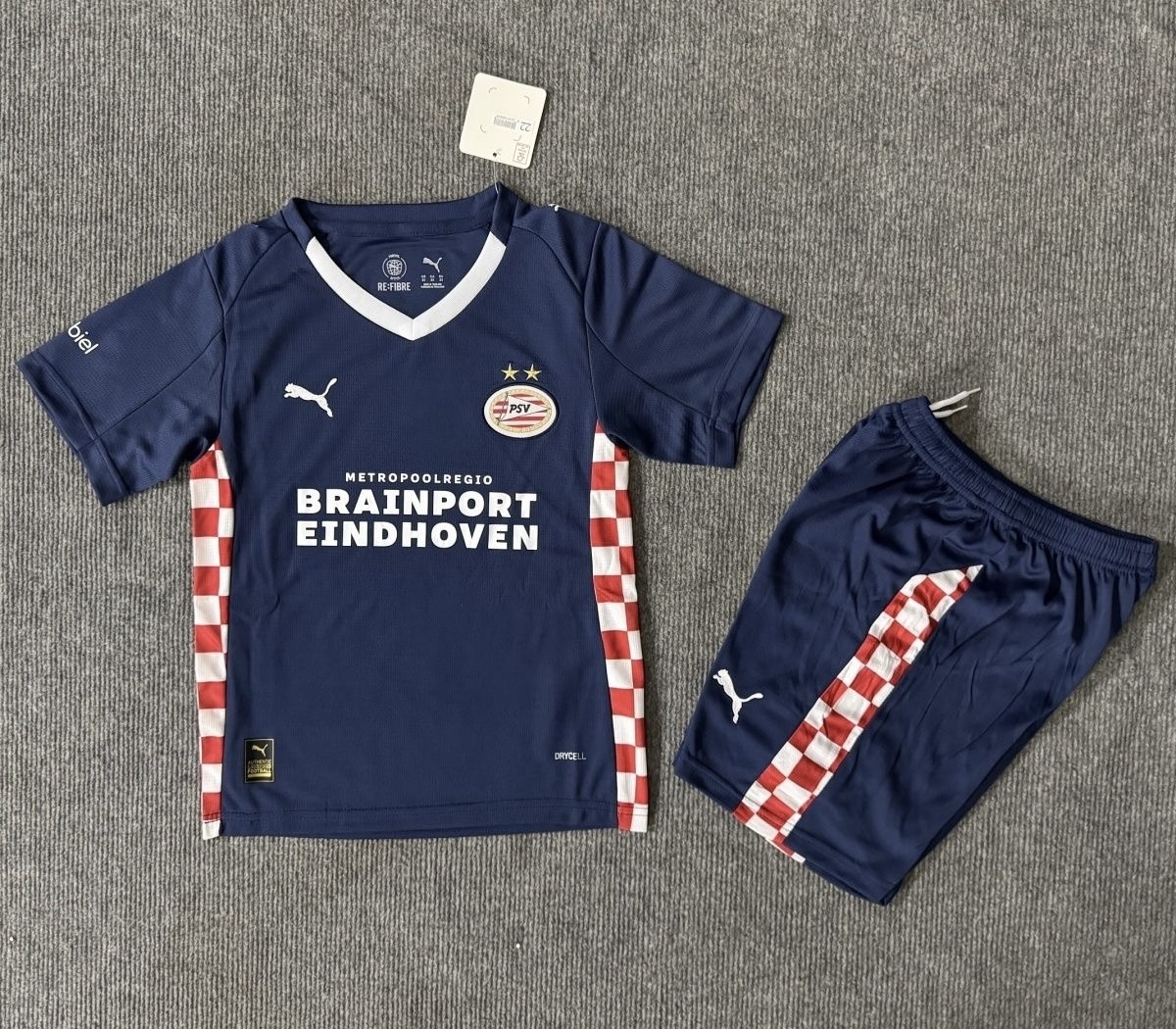 PSV Eindhoven Football Jersey Away Kids Kit Jersey+Shorts 2025/26