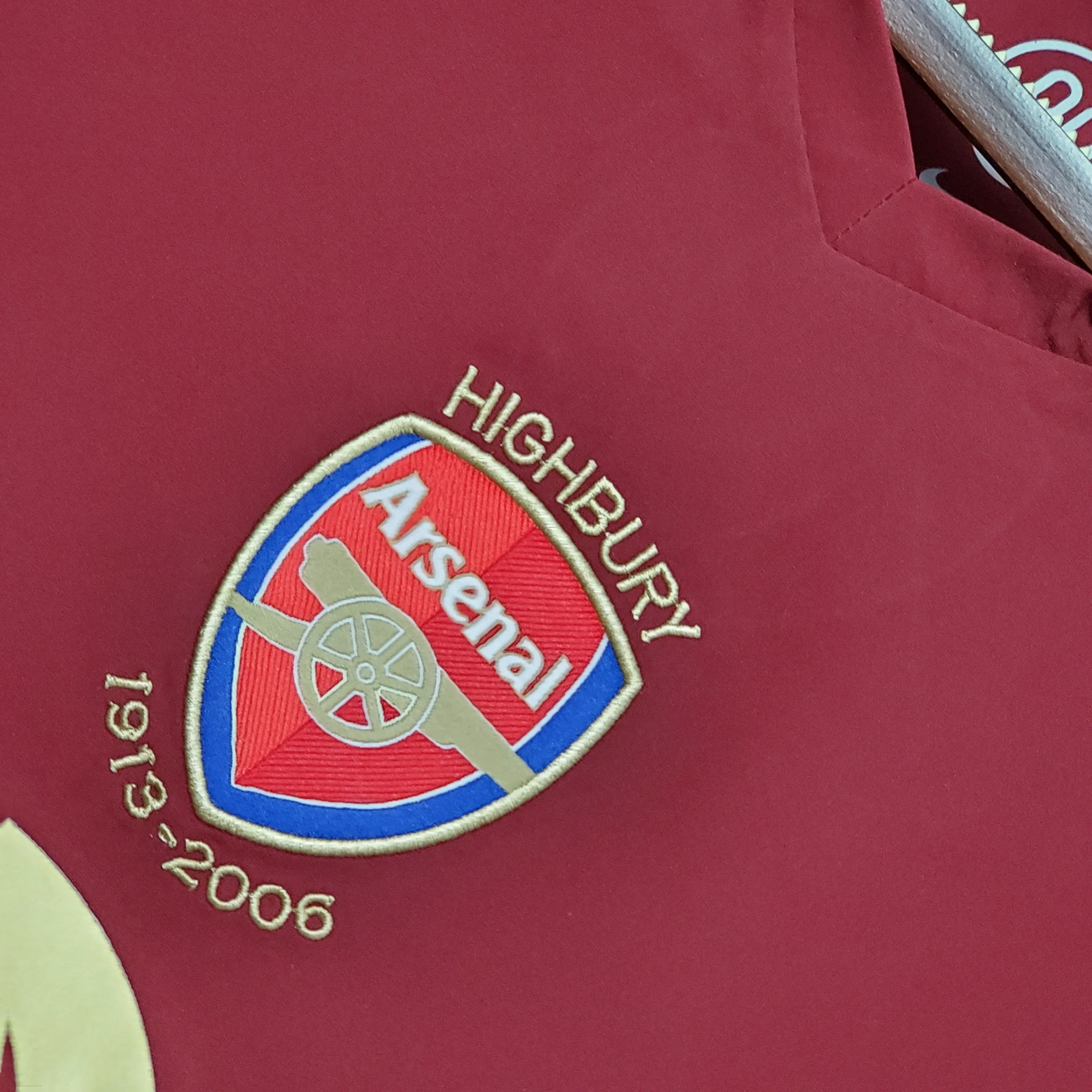 Arsenal Soccer Retro Jersey Home Custom Shirt 2005/06 - Image 6