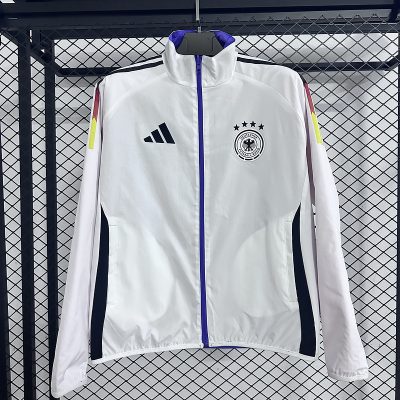 Germany Reversible Double-Sides Windbreaker Jacket White&Purple 2025