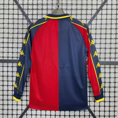 Alternative view of Genoa Soccer Jersey Long Sleeve Custom Shirt 2025/26