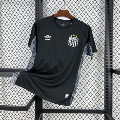 Santos FC Soccer Jersey Black Goalkeeper Custom Shirt 2025