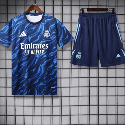 Real Madrid Training Jersey Kit Blue 2025/26