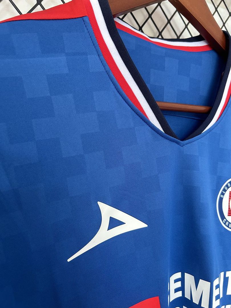 Cruz Azul Soccer Jersey Home Custom Shirt 2025-26 - Image 4