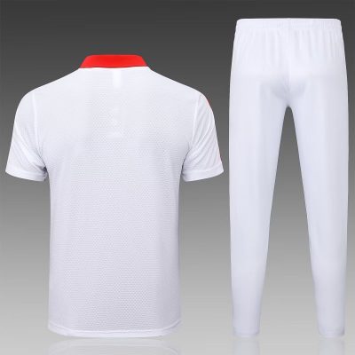 Alternative view of Bayern Munich Training Kit (Polo+Pants) White 2025/26