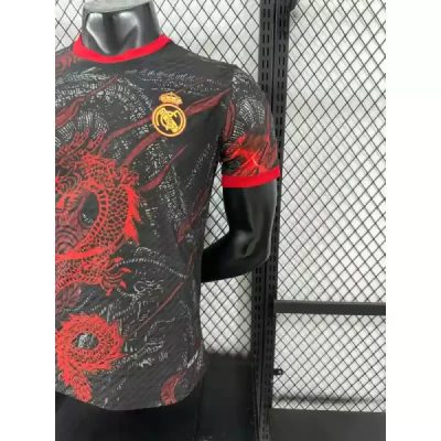 Alternative view of Real Madrid Soccer Jersey Red Dragon Special Edition Shirt 2025/26