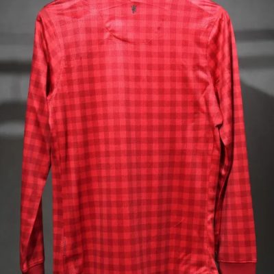 Alternative view of Manchester United  Retro Home Long Sleeve Football Jersey Shirt 2012/13