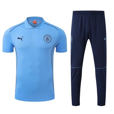 Marseille Training Kit (Polo+Pants) Blue 2025/26