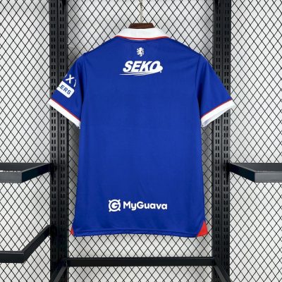 Alternative view of Rangers FC Soccer Jersey Home Custom Shirt 2025/26