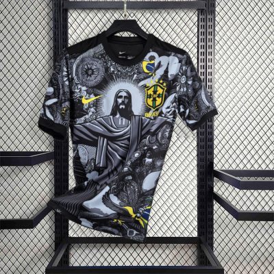 Brazil Soccer Jersey Jesus Custom Shirt 2024