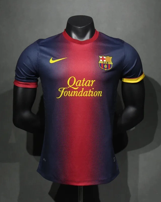 Barcelona Retro Jersey Home Soccer Shirt 2012-13