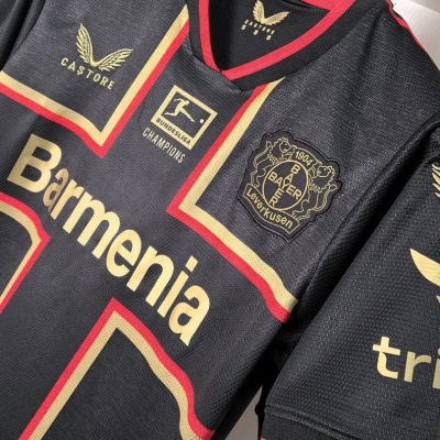 Alternative view of Bayer 04 Leverkusen Soccer Jersey Champions Special Edition Custom Shirt 2024/25