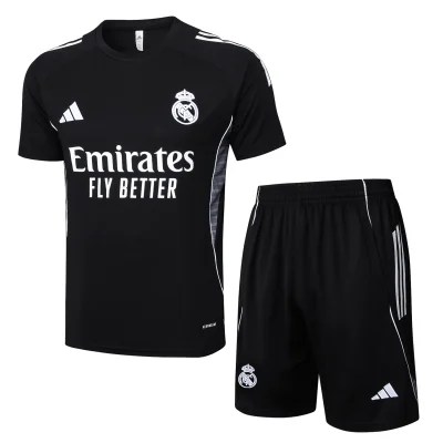 Real Madrid Training Jersey Kit Black 2025/26