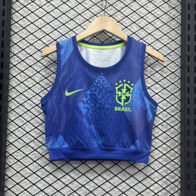 Brazil Soccer Jersey Away Women's Vest 2025