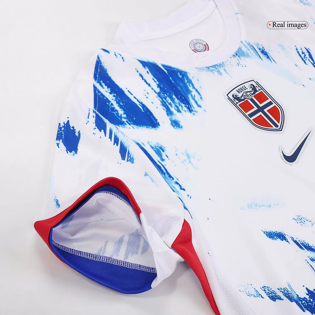Norway Soccer Jersey Away Custom Shirt 2024 - Image 5