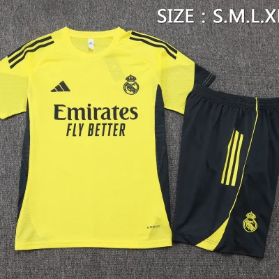 Alternative view of Real Madrid Training Jersey Kit Yellow 2025/26