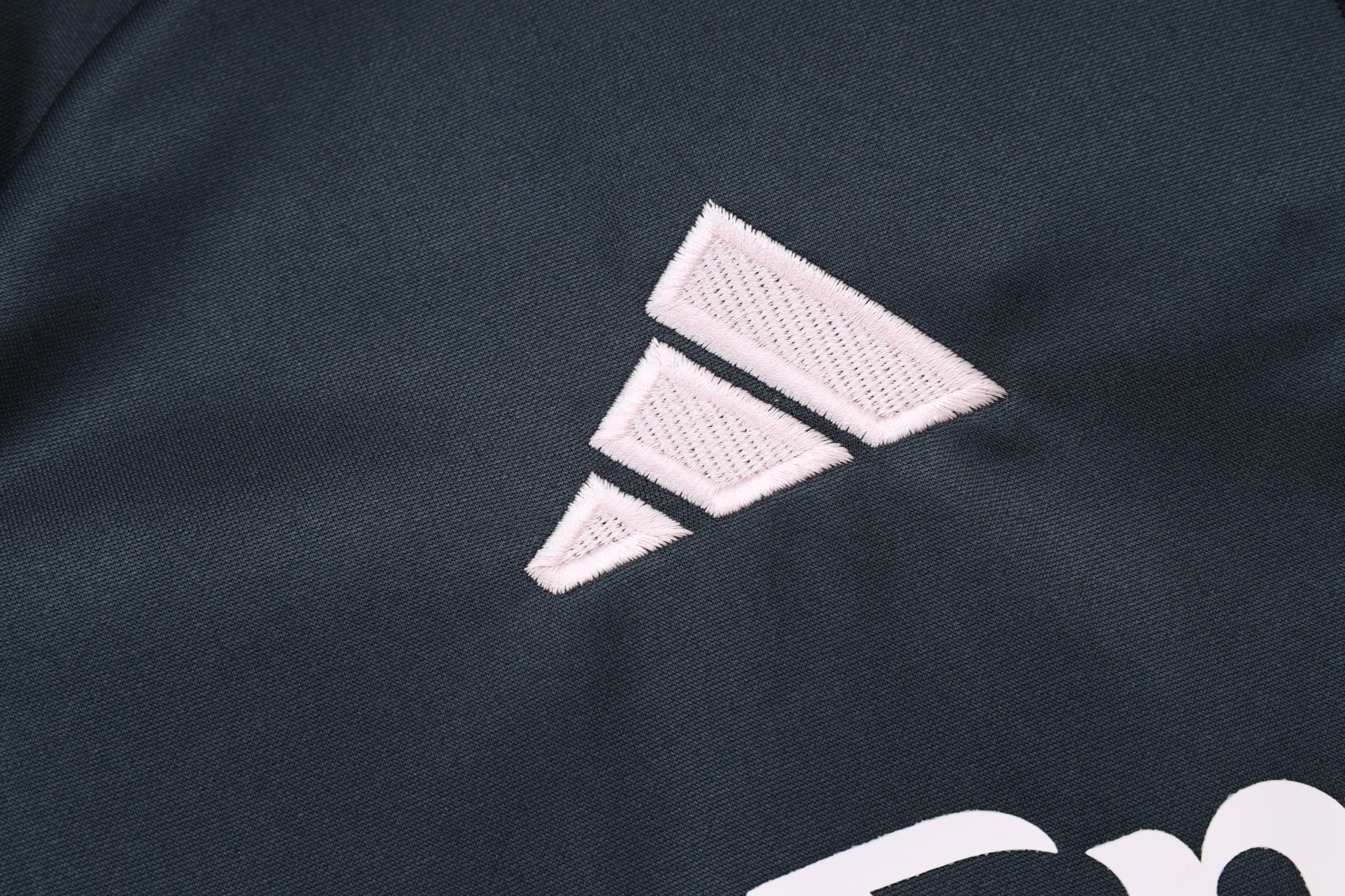 Real Madrid Training Kit (Sweatshirt+Pants) Dark Grey 2025/26 - Image 6