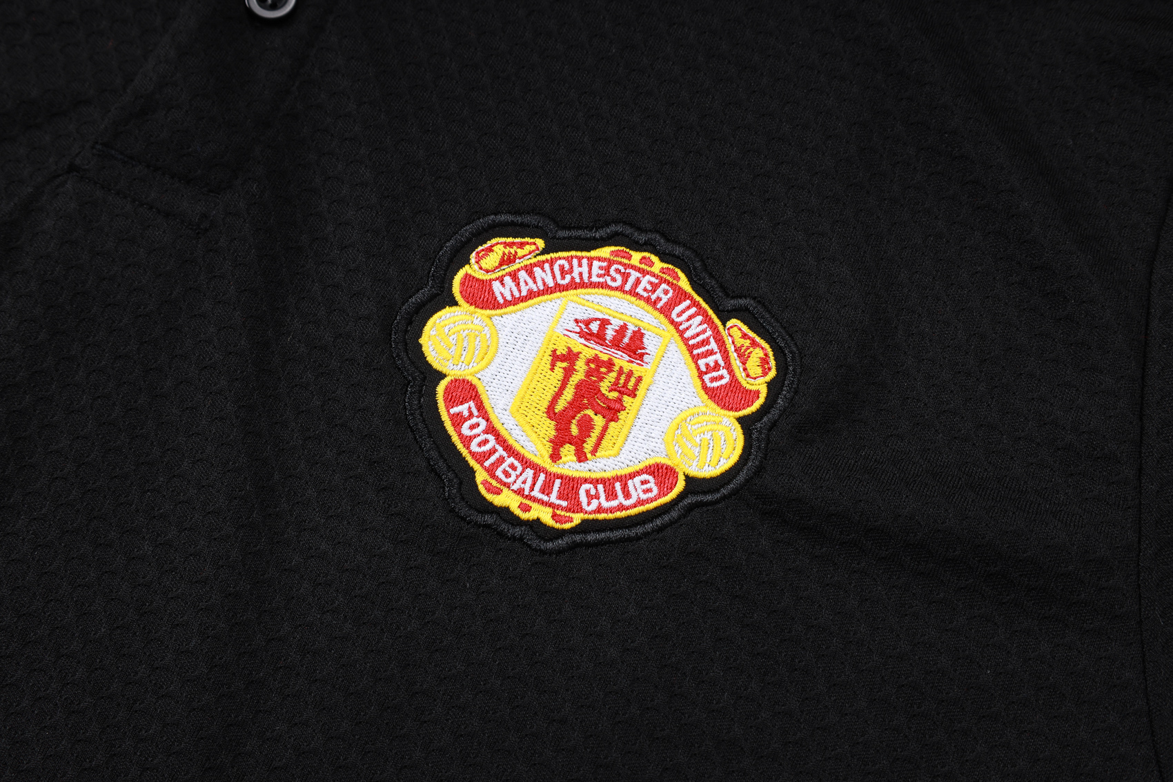 Manchester United Training Kit (Polo+Pants) Black 2025/26 - Image 5