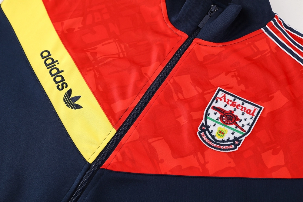 Arsenal Retro Training Kit (Jacket+Pants) Red&Blue 2025/26 - Image 5