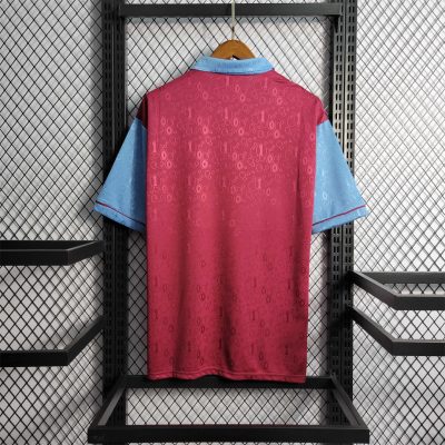 Alternative view of West Ham United Retro Football Jersey Home Custom Shirt 1995/97