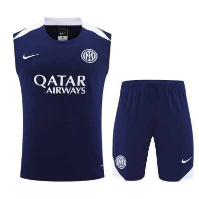Inter Milan Sleeveless Training Kit Blue 2025/26