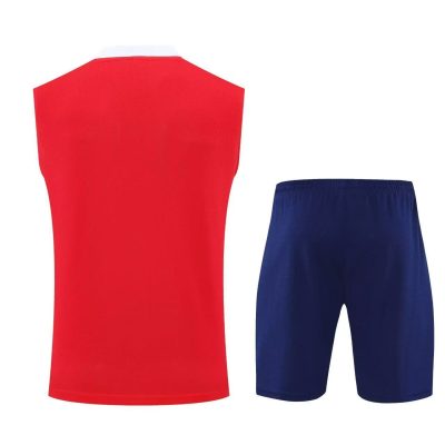 Alternative view of PSG Sleeveless Training Kit Red 2025/26 - With Star