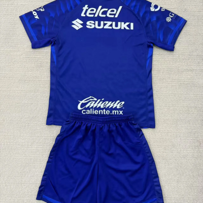 Alternative view of Pumas UNAM Soccer Jersey Away Kids Kit Jersey+Shorts 2025-26