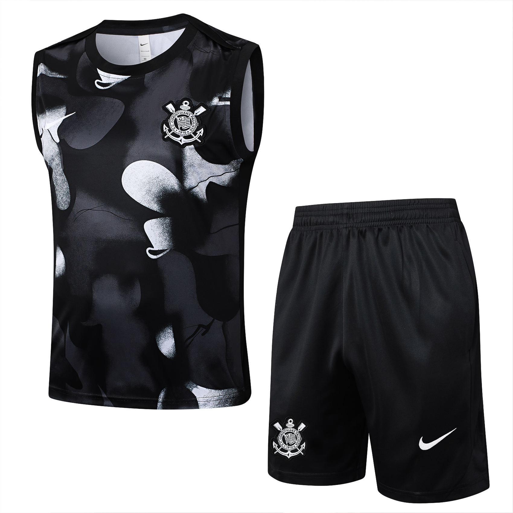 Corinthians Sleeveless Training Kit Black 2025