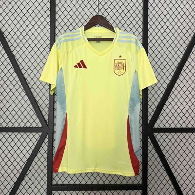 Spain Soccer Jersey Away Custom Shirt EURO 2024