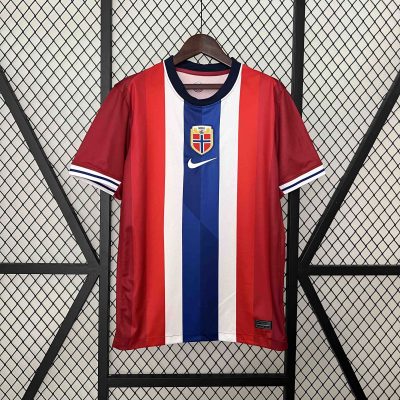 Norway Soccer Jersey Home Custom Shirt 2024
