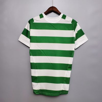 Alternative view of Celtic Retro Soccer Jersey Home Custom Shirt 2005/06