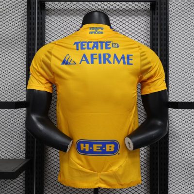 Alternative view of Tigres UANL Soccer Jersey Home Shirt 2024/25
