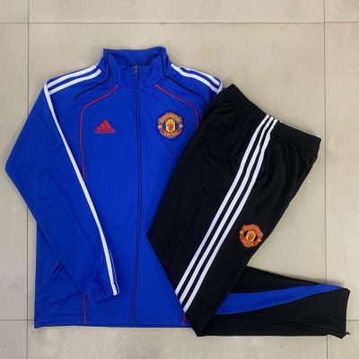 Alternative view of Kids Manchester United Training Kit (Jacket+Pants) Blue 2025/26