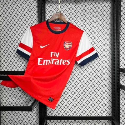 Alternative view of Arsenal Soccer Retro Jersey Home Custom Shirt 2012-13
