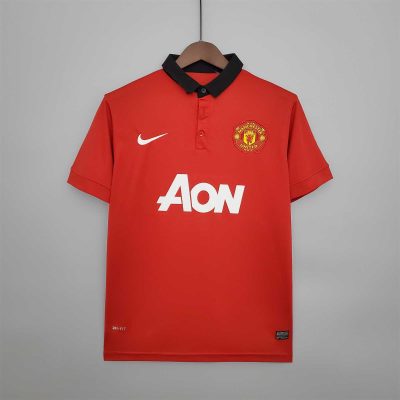 Manchester United Retro Home Football Jersey Shirt 2013/14