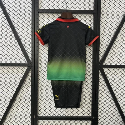 Alternative view of AC Milan Soccer Jersey Fourth Away Kids Kit Jersey+Shorts 2024/25