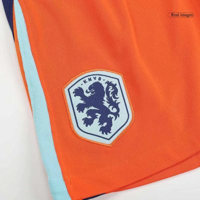 Alternative view of Netherlands Soccer Jersey Home Custom Shorts EURO 2024