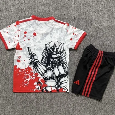 Alternative view of Japan Soccer Jersey Samurai Special Edition Kids Kit Jersey+Shorts 2025