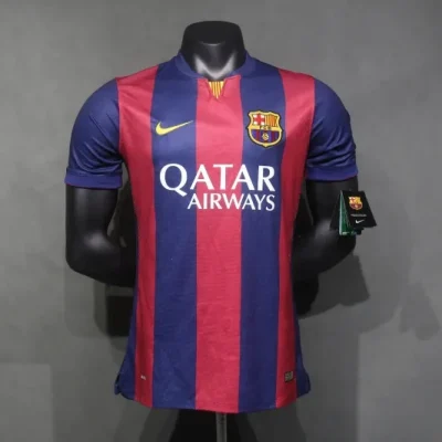 Barcelona Retro Jersey Home Soccer Shirt 2014-15